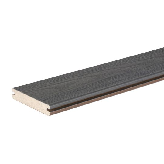 TimberTech 1" x 6" x 12' Tropical Grooved Decking Board — AZKDGV1612ES