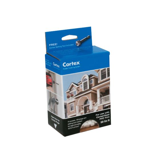 CertainTeed Siding Cortex Trim Fastening System with 2" Textured Screws - 50 Lin. Ft. Box