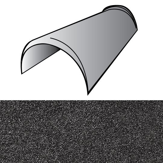 Unified Steel 6" x 14.5" Cap Mission Trim Hip & Ridge — BORMCCH