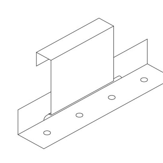 ATAS International 3/8" Field-Lok Stand Off Movable Low Clip — ATSFLRMLC