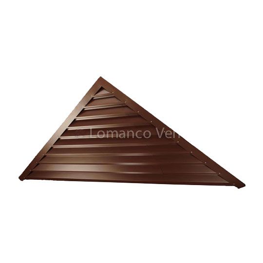 Lomanco Model-910 Adjustable Vari-Pitch Triangular Gable Louver — LOM910BR