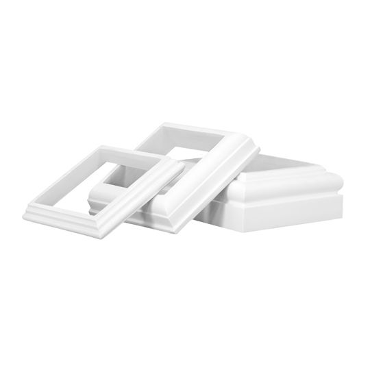 HB&G Building Products 8" Square Tuscan Cap & Base for PermaLite Columns