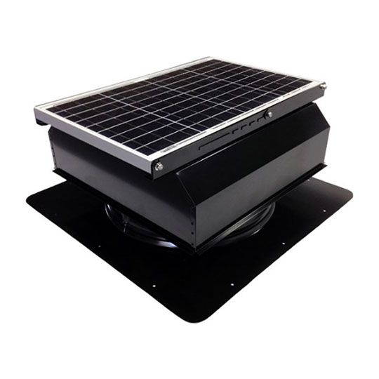 Attic Breeze AB-4022A 40 Watt (Gen Ii) Self-Flashing Solar Power Attic Fan — ABZAB4022ABL