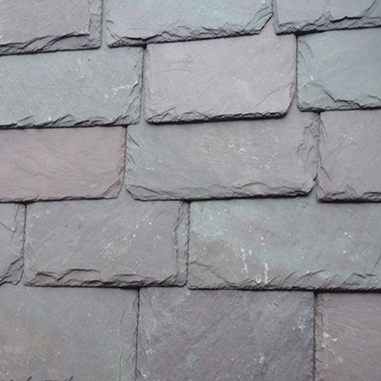 Evergreen Slate 12" x 7" Vermont Natural Slate — Slate Roofing — EVSMP12X7