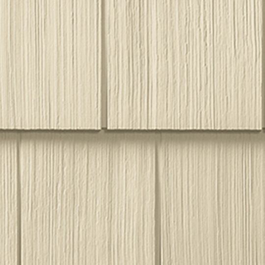 CertainTeed Siding Cedar Impressions Double 7" Straight Edge Perfection 3G Polymer Shingle Siding — CERCID73GPDT