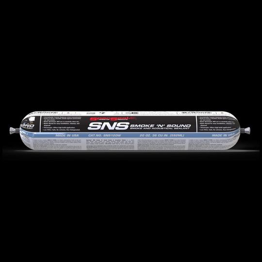 STI - Firestop Authority Sti SNS120W Smoke & Sound Acoustical Sealant - 20 Oz. Sausage