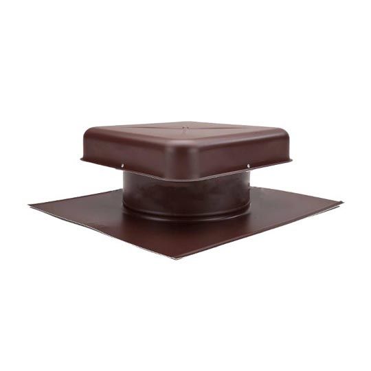 Lomanco 550-S Aluminum Pan Static Tall-Throat Roof Louver — Ventilation and Drainage — LOM550SBR