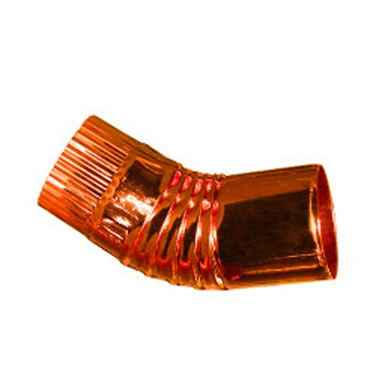 Berger Building Products 16 Oz. 3" Plain Round Copper 45° Elbow