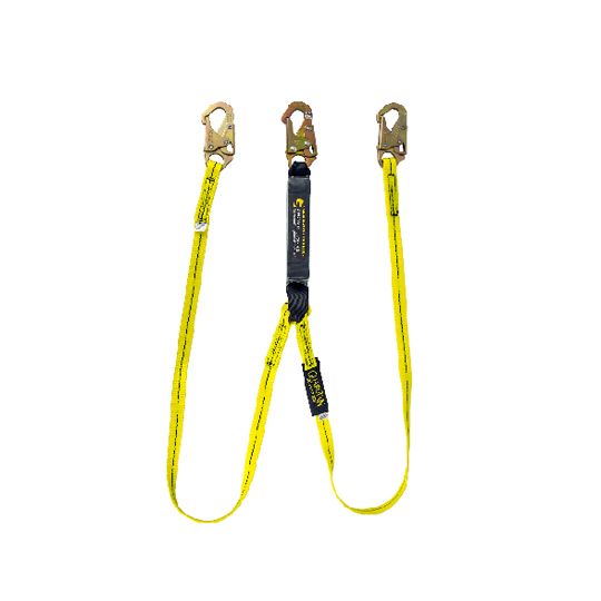 Guardian Fall Protection 6' Dual Leg Shock-Absorbing Landyard