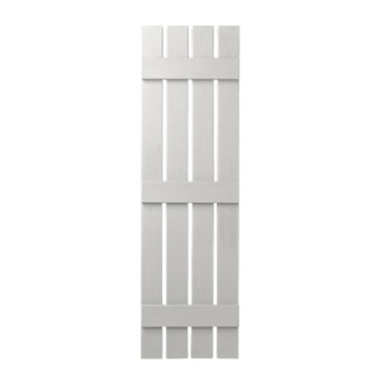 Mastic 16" x 39" Board & Batten Standard 4-Board Shutters - Open Style — ACOVIN4O163911