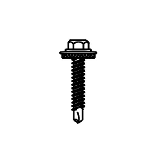 ASC Building Products #12 x 1" Self Driller Screws - Bag of 100 — ASB12SDCR