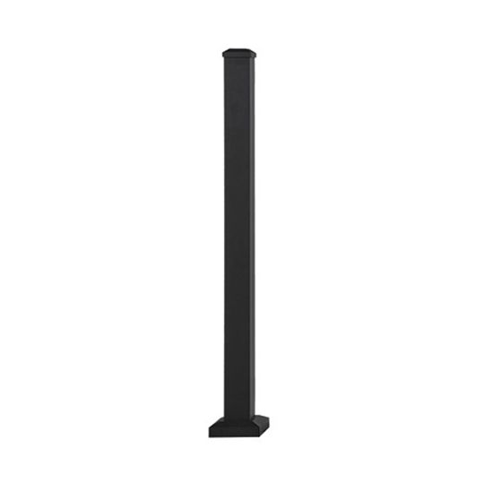 Trex 2.5" x 2.5" Select Aluminum Rail Blank Post — TRXSBPA2537BK