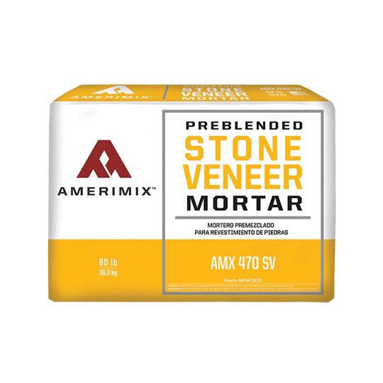 Amerimix Amx 470 Psv Polymer Modified Stone Veneer Mortar - 80 Lb. Bag — OCA62300173