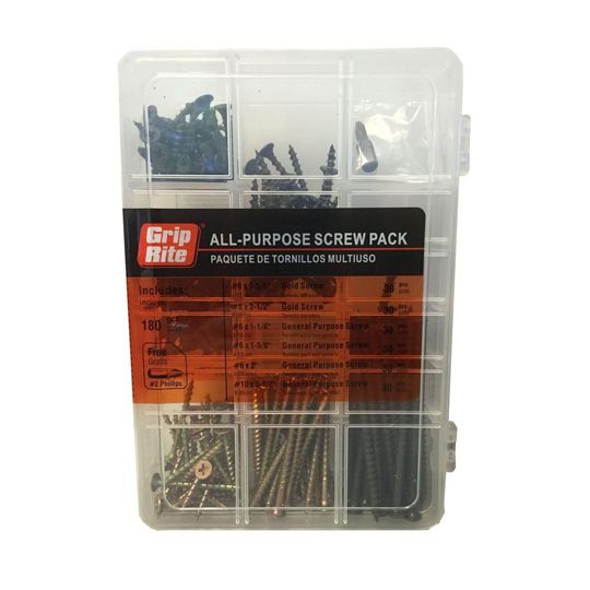 Grip-Rite All-Purpose Assorted Screw Pack