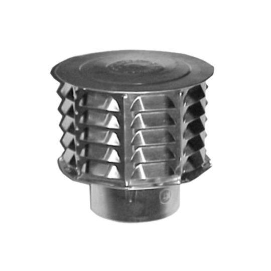 Able Sheet Metal 5" Aluminum Oval Heater Cap