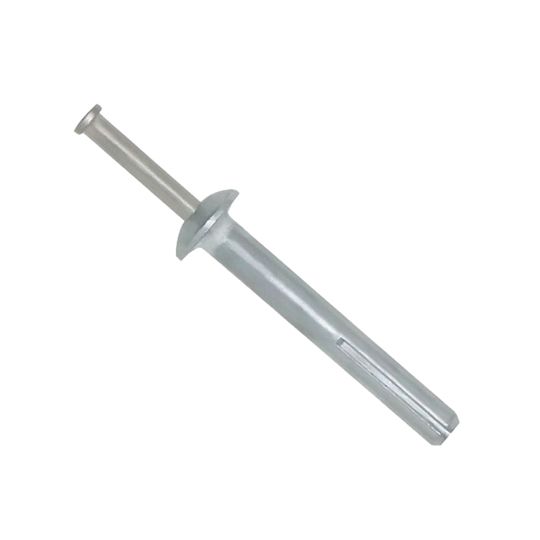 Powers Fasteners 1/4" x 1-1/2" Zamac Nailin Stainless Steel Mushroom Head Nail Drive Anchor