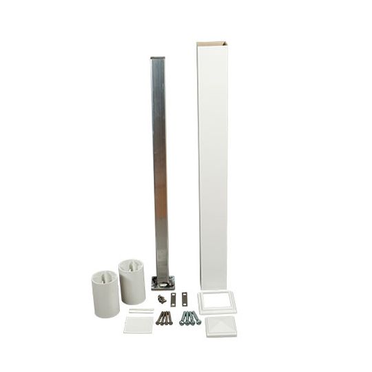 L.B. Plastics 4" x 4" x 38" All-Purpose Surface Mount Kit