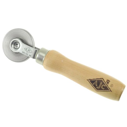 AJC Tools & Equipment 1/4" Steel Roller with Wood Handle