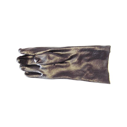 The Brush Man 14" Sanitized Treated and Fully Coated PVC Glove - Right Hand Single Glove Only