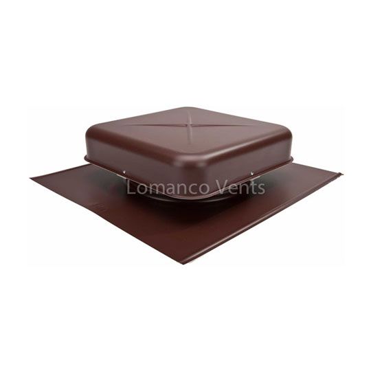 Lomanco 550 Aluminum Pan Static Roof Louver — Ventilation and Drainage — LOM550BR