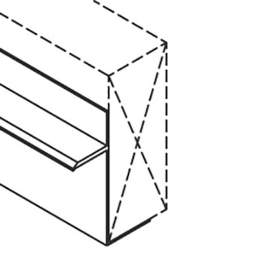 MWI Components 2201BR Aluminum Bottom Rail For 1-1/2" Intermediate Girts MP10 — MW322011000