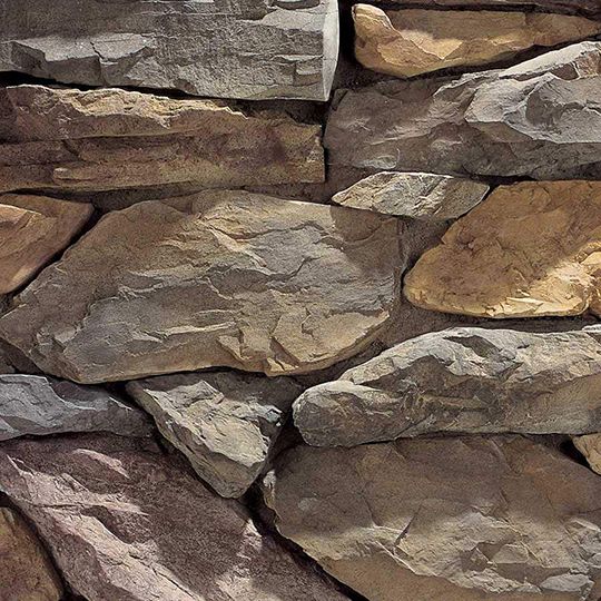 Eldorado Stone Shadow Rock Flat Stone - 90 Sq. Ft. Box — ELDSRF0001BB