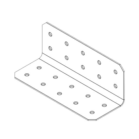 Simpson Strong-Tie 16 Gauge 2" x 2" x 5" Rca Rigid Connector Angle - Carton of 90