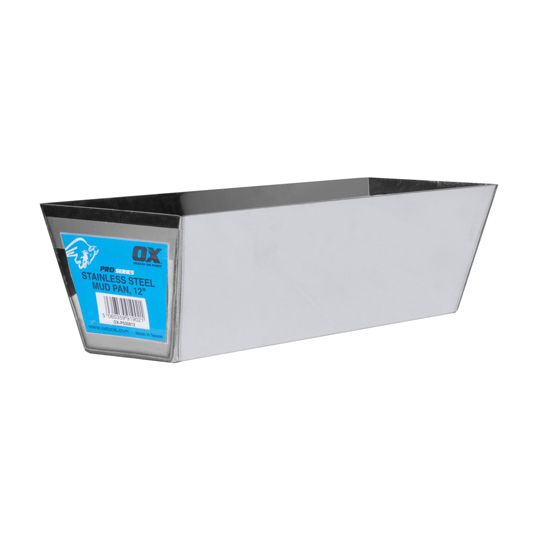 OX Tools 14" Pro Stainless Steel Mud Pan