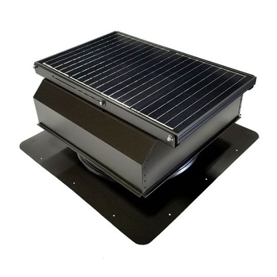Attic Breeze AB-4523A 45 Watt Sfa Model (Gen Iii) Self-Flashing Attic Fan with Attach Solar Panel — Ventilation and Drainage — ABZAB4523ABL