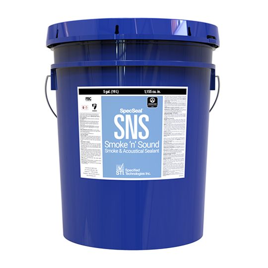 STI - Firestop Authority SpecSeal Sns Smoke 'N' Sound Acoustical Sealant — Adhesives, Caulks & Sealants — STCSNS105W