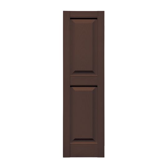 TRI-BUILT Standard Raised Panel Shutters (Pair) — TRI021447009