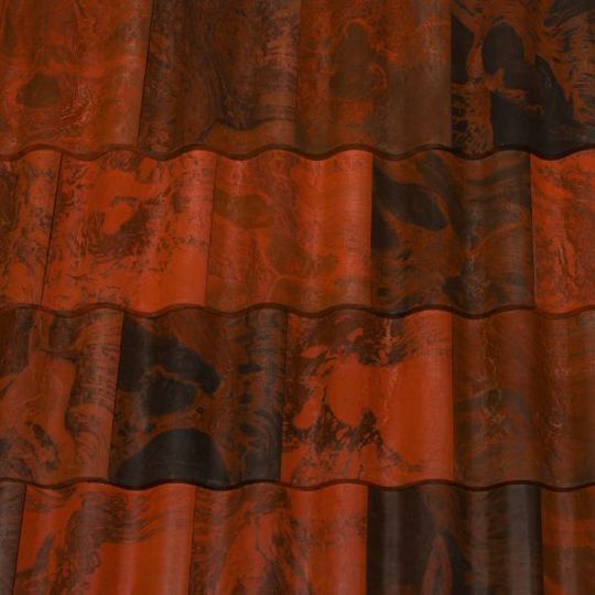 Brava Roof Tile Composite Spanish Barrel Field Tile (Class C) - Bundle of 10 — Tile Roofing — BVTSFTTC