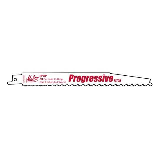 Malco 8" x 3/4" x .051" Progressive General Purpose Reciprocating Saw Blade