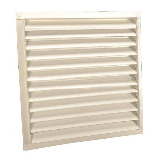 Lomanco 24" x 24" 200-Series Square Recess Mount Gable Louver