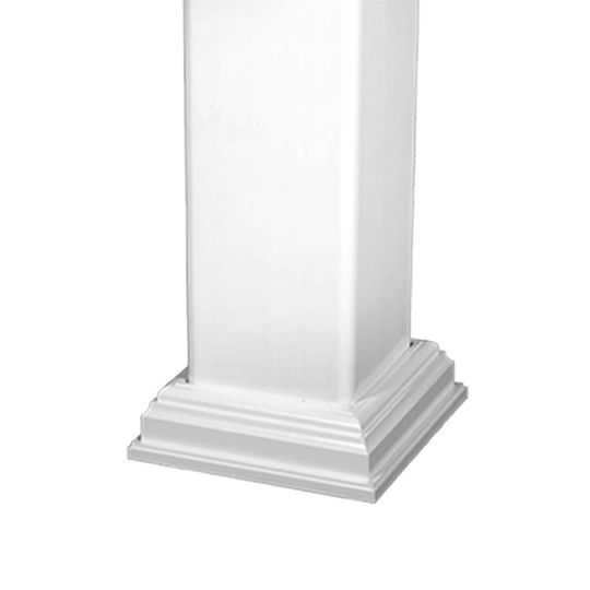 Southern Vinyl Manufacturing 4-Piece Adjustable Base Trim for Post Wrap