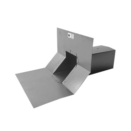 Able Sheet Metal 4 x 4 x 10 Soldered Scupper