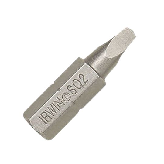 Irwin Tools #2 x 1" Square Recess Insert Bit - Pack of 5