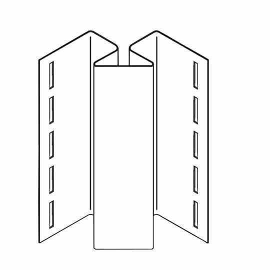 KP Building Products 3/4" x 10' Inside Corner Post - Brushed — KPBISCP34CSM