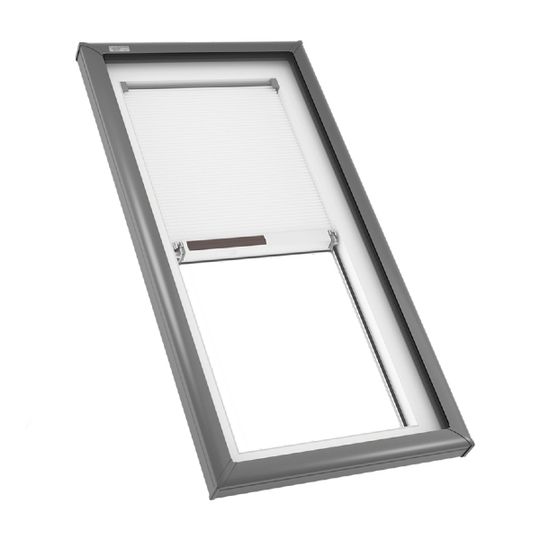 Velux Fs S06 Deck-Mounted Fixed Skylight, Solar-Powered Darkening Shade, Impact Glass