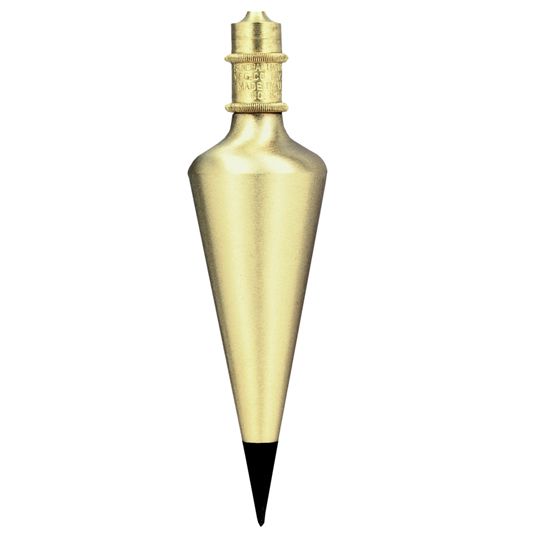 General Tools 5" x 1-3/8" Brass Plumb Bob