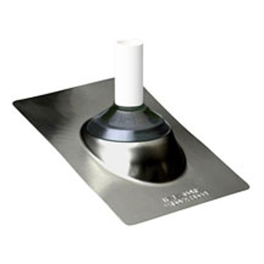 IPS 18" x 18" Galvanized Base Roof Flashing for 3" Vent Pipe