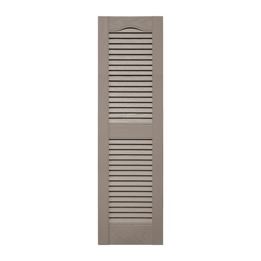 Mid-America Standard Cathedral Top Open Louver Shutter — MABLSCB1267