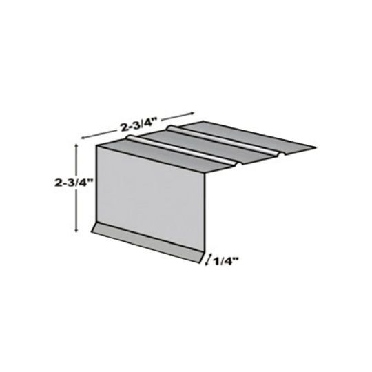 TRI-BUILT C5-1/2 Standard Painted Aluminum Drip Edge — Flashings — TRIAEC51210BRST