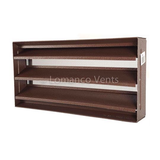 Lomanco 16" x 8" Aluminum Foundation Vent — LOM189BR