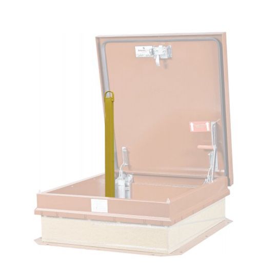 TRI-BUILT Aluminum Roof Hatch Ladder Safety Post