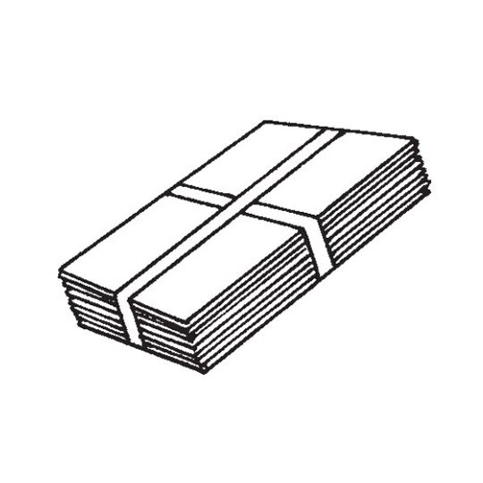Berger Building Products 5" x 5" x 8" Pre-Bent Mill Finish Aluminum Step Flashing