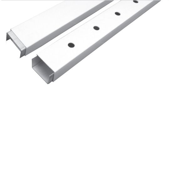 Color Guard Railing Systems 36" x 10' Tuscany Vinyl Straight Rail — COGW3610TRK