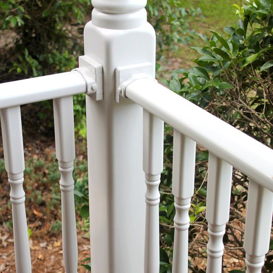Color Guard Railing Systems 42" x 6' Architectural Vinyl Straight Rail — COGW426ARKH