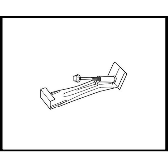 Mastic 6" Aluminum Zip Hanger