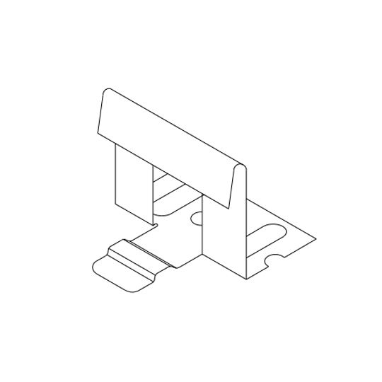 Metal Sales Vertical Seam Standard Clip - Carton of 250